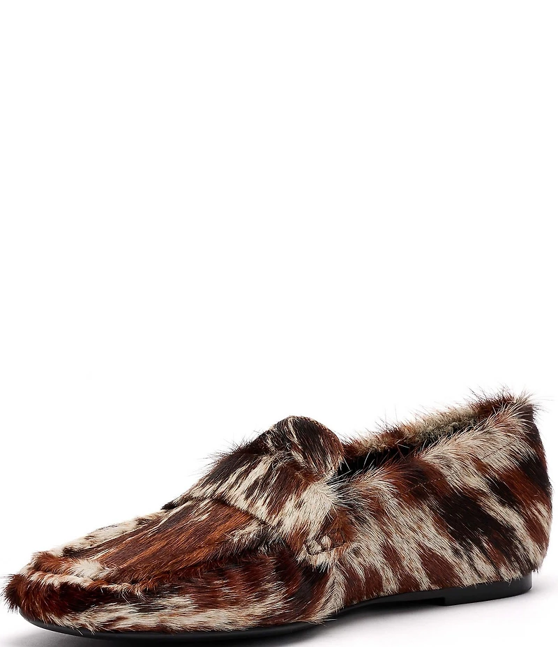 Marc Nolan Women's Jane Dark Horse Pony Hair Flats