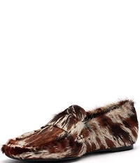 Marc Nolan Women's Jane Dark Horse Pony Hair Flats
