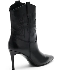 Marc Nolan Women's Jolene Leather Western Stiletto Ankle Boots