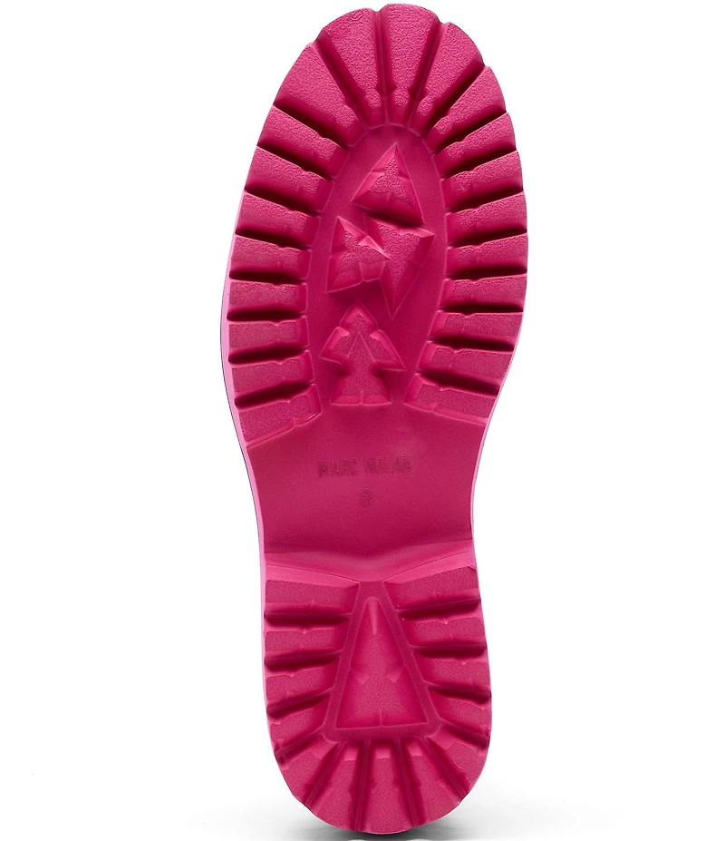 Marc Nolan Women's Journey Leather Kiltie Lug Tassel Loafers