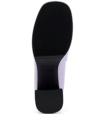 Marc Nolan Women's Margot Patent Leather Rhinestone Ornamented Block Pumps