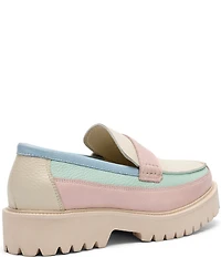 Marc Nolan Women's Ms. Adler Leather Lug Penny Loafers