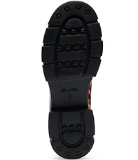 Marc Nolan Women's Ms. Alexander Leopard Haircalf Brogue Wingtip Lug Oxfords