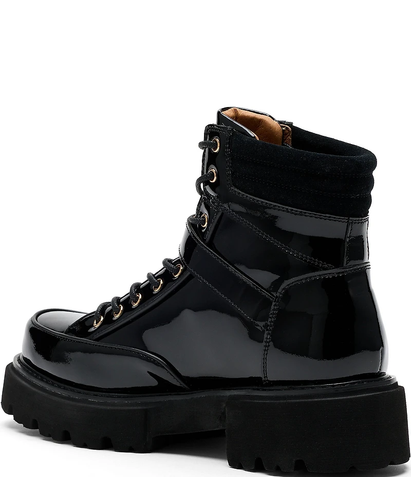 Marc Nolan Women's Ms. Atlas Patent Leather Strap Booties