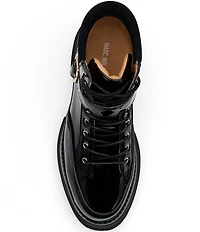 Marc Nolan Women's Ms. Atlas Patent Leather Strap Booties