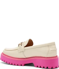 Marc Nolan Women's Ms. Boulevard Patent Leather Bit Buckle Platform Loafers