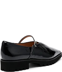 Marc Nolan Women's Roxie Patent Leather Lug Mary Jane Flats