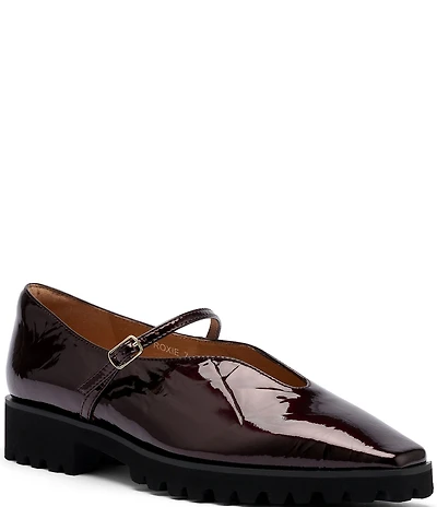 Marc Nolan Women's Roxie Smooth Patent Leather Lug Mary Janes