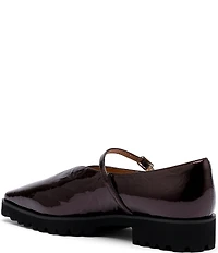 Marc Nolan Women's Roxie Smooth Patent Leather Lug Mary Janes