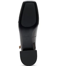 Marc Nolan Women's Ruby Patent Leather Mary Jane Block Heel Pumps