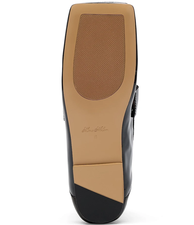 Marc Nolan Women's Simone Patent Leather and Raffia Tassel Loafers