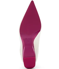 Marc Nolan Women's Sophia Leather Strap Architectural Heel Mules