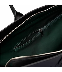 Marc Nolan Woven Calfskin Leather Weekender Bag