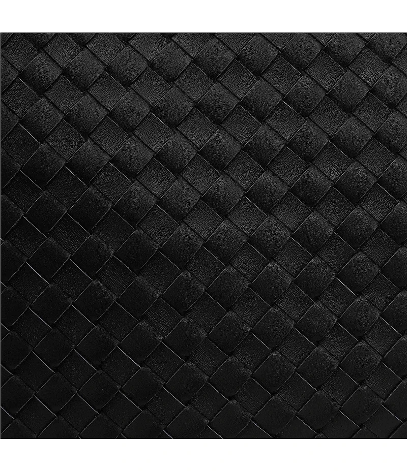 Marc Nolan Woven Calfskin Leather Weekender Bag
