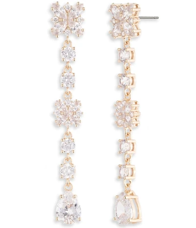 Marchesa Crystal Linear Earrings