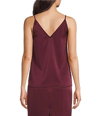 Marella Carso V-Neck Camisole Satin Top