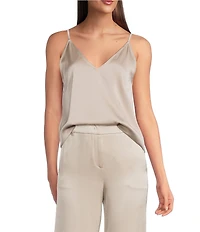 Marella Carso V-Neck Camisole Satin Top