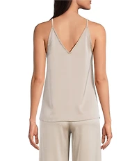 Marella Carso V-Neck Camisole Satin Top