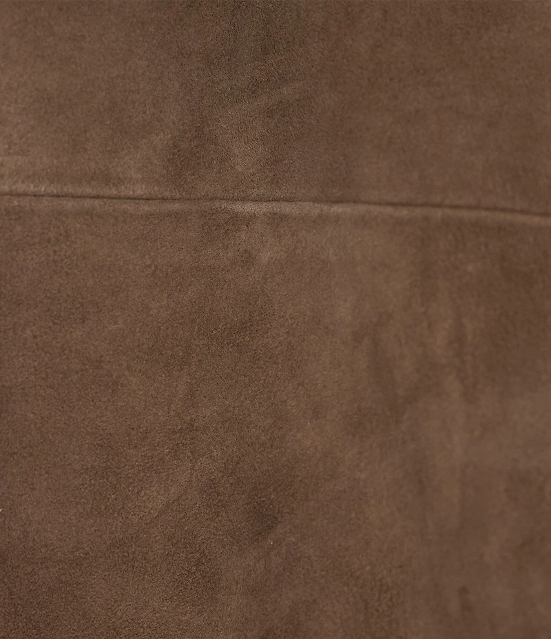 Marella Edel Suede Notch Lapel Belted Trench Coat