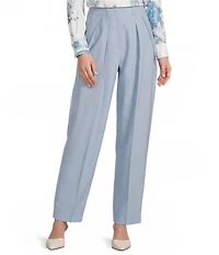 Marella Grege Light Blue Pleated Trouser Pants