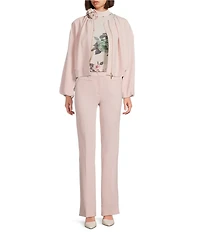 Marella Millbello Rose Crew Neck Long Sleeve Jacket