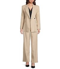 Marella Millcampal Notch Lapel Long Sleeve Jacket