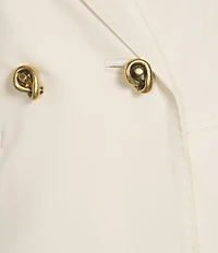 Marella Milltropico Notch Lapel Long Sleeve Button Blazer