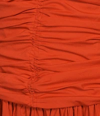 Marella Mllbagagli Rouched Poplin Midi Dress