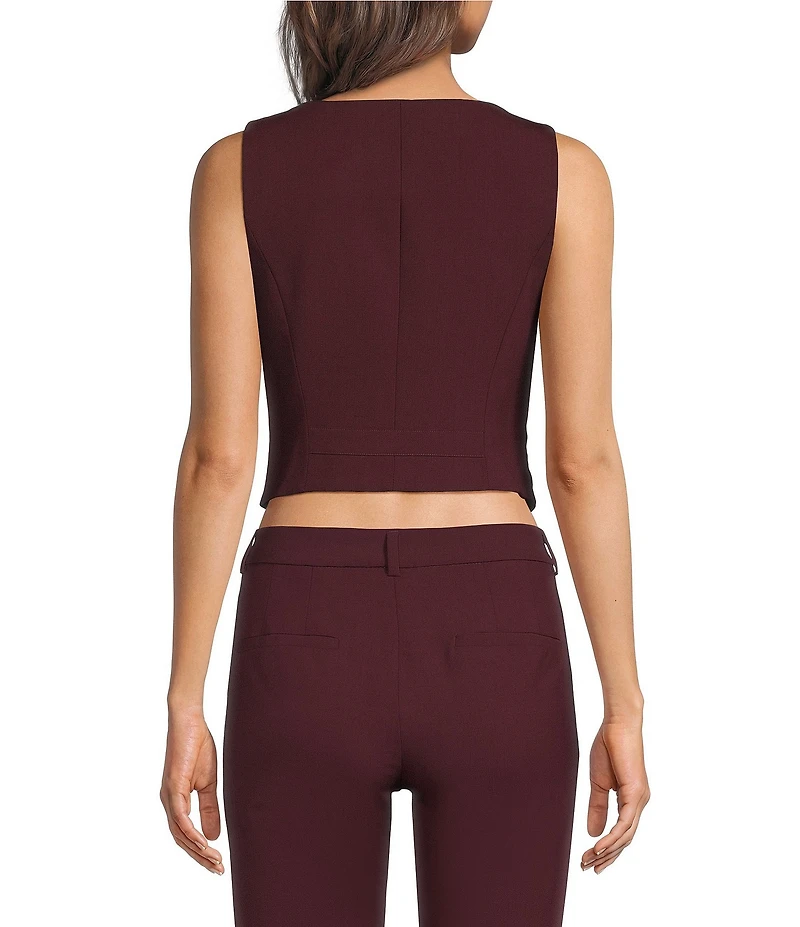 Marella Mllbosso Virgin Wool Bi-Stretch Vest