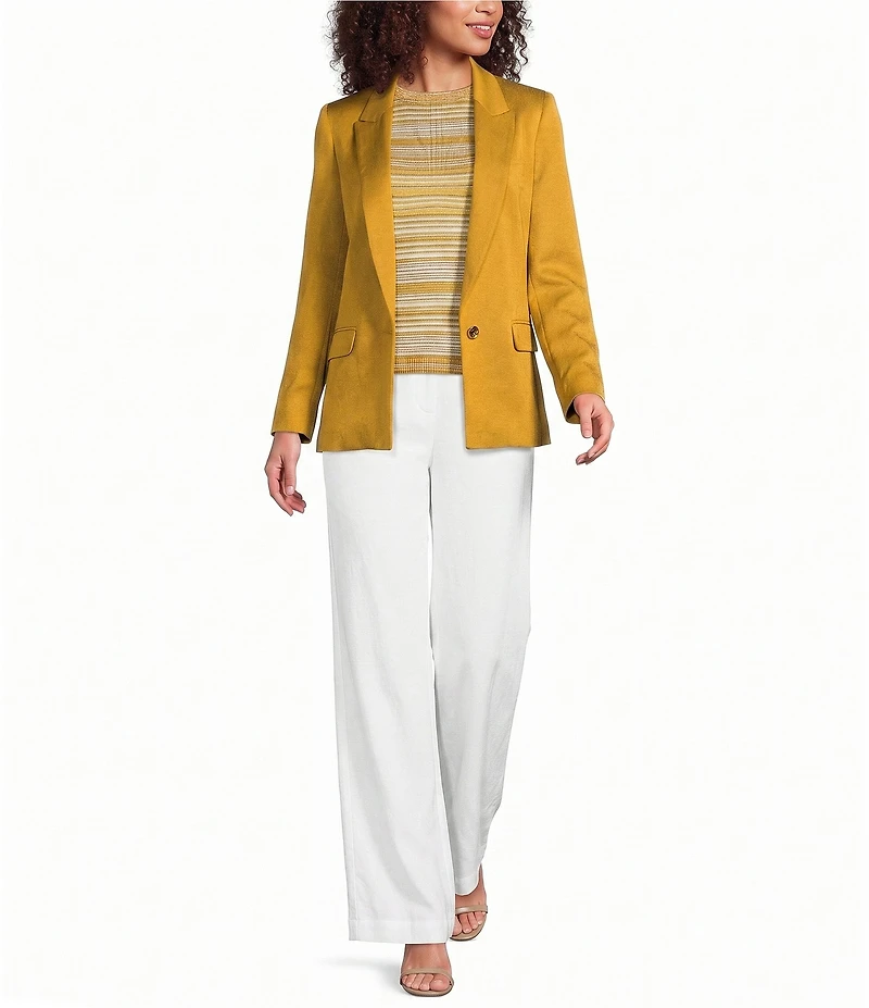 Marella Mllopunzia Lapel Collar Long Sleeve Blazer