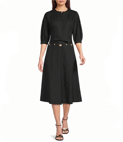 Marella Mllstecca Poplin Midi Dress