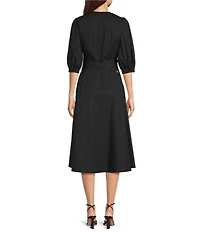 Marella Mllstecca Poplin Midi Dress