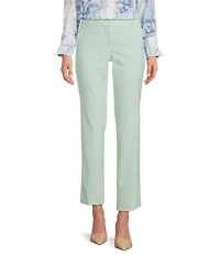 Marella Nicosia Stretch Microfiber Canvas Slim-Leg Pants