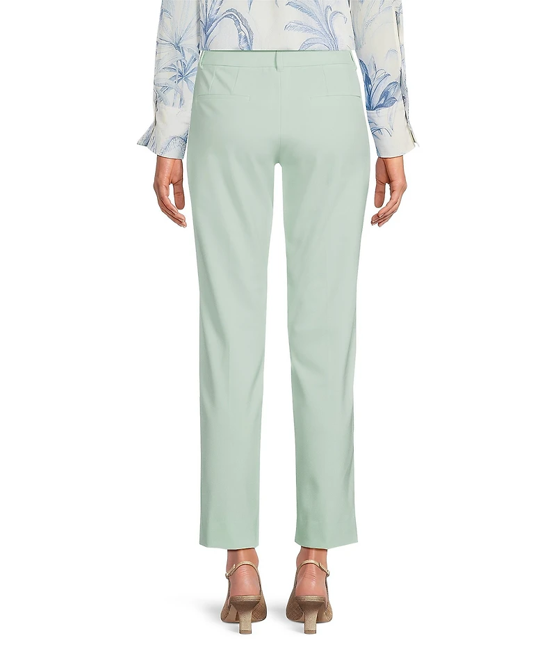 Marella Nicosia Stretch Microfiber Canvas Slim-Leg Pants