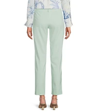 Marella Nicosia Stretch Microfiber Canvas Slim-Leg Pants