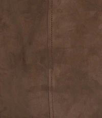 Marella Rise Brown Suede Mini Pencil Skirt