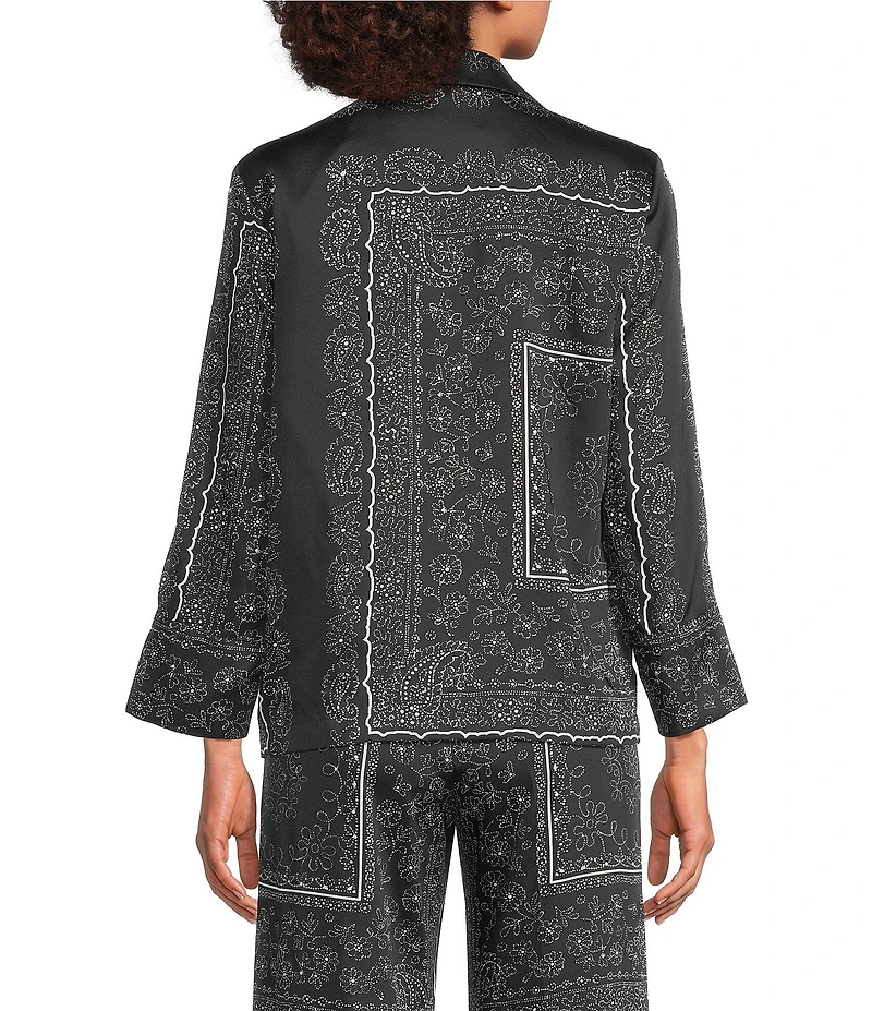 Marella Sosia Bandana Wool Blend Long Sleeve Coordinating Jacket
