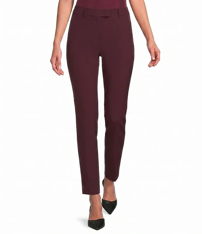 Marella Whisky Stretch Virgin Wool Cigarette Trouser Pants