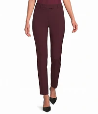 Marella Whisky Stretch Virgin Wool Cigarette Trouser Pants