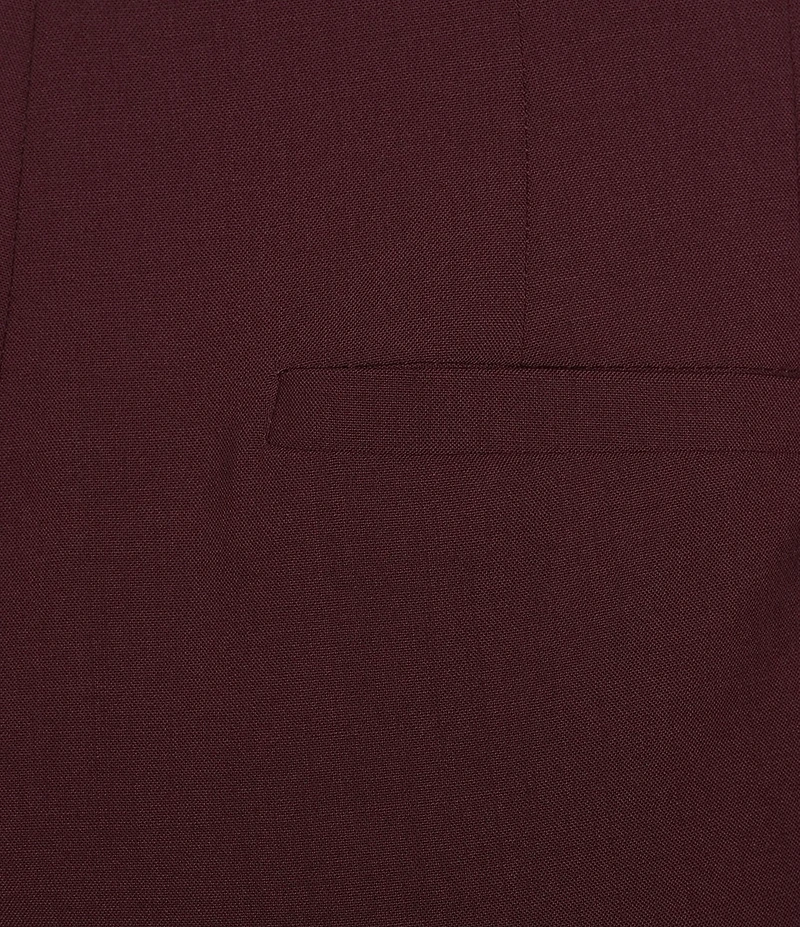 Marella Whisky Stretch Virgin Wool Cigarette Trouser Pants