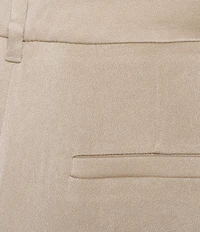 Marella Wolf Satin High Rise Wide Leg Trouser Pants