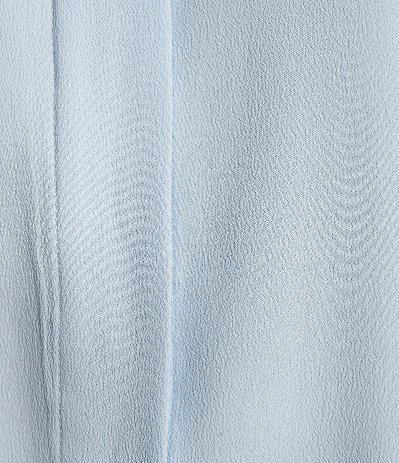 Marella Woven Calca Light Blue Long Sleeve Button Front Shirt