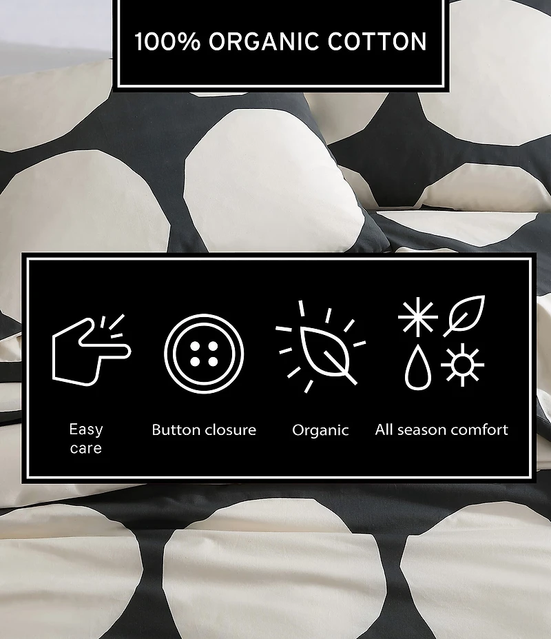 Marimekko Kivet Oversized Stones Printed Organic Cotton Duvet Cover Mini Set