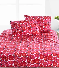 Marimekko Mini Unikko Floral Sheet Set