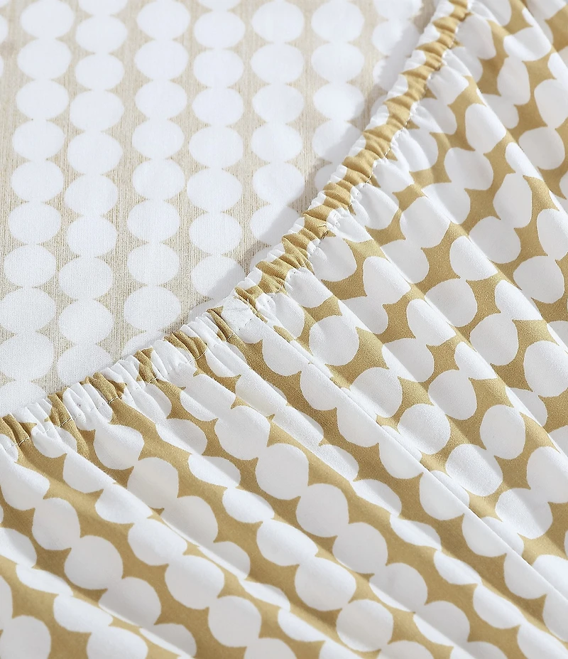 Marimekko Pikku Rasymatto Circled Printed Organic Cotton Sheet Set