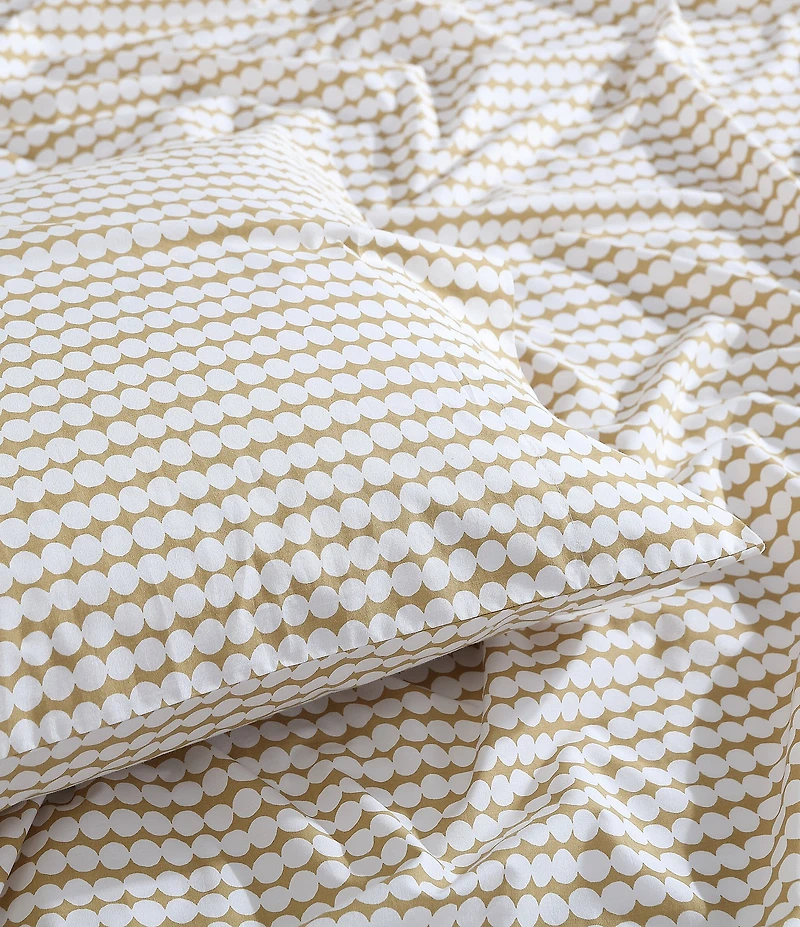 Marimekko Pikku Rasymatto Circled Printed Organic Cotton Sheet Set