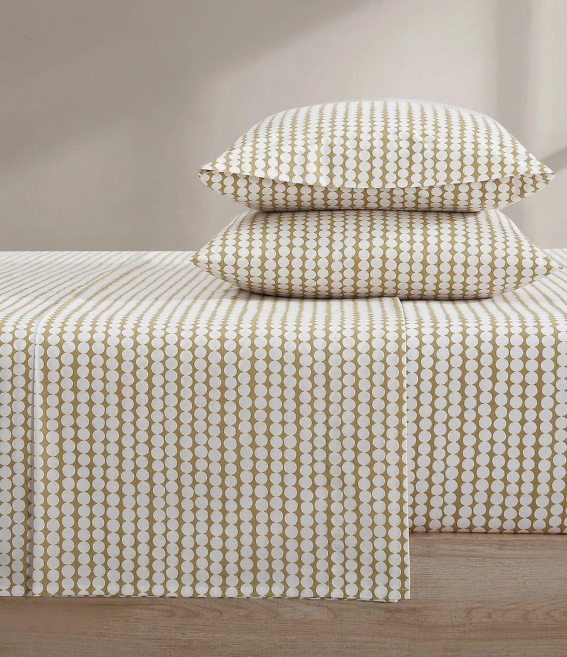 Marimekko Pikku Rasymatto Circled Printed Organic Cotton Sheet Set