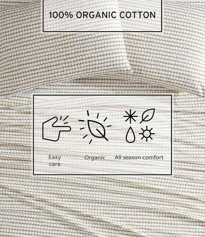 Marimekko Pikku Rasymatto Circled Printed Organic Cotton Sheet Set