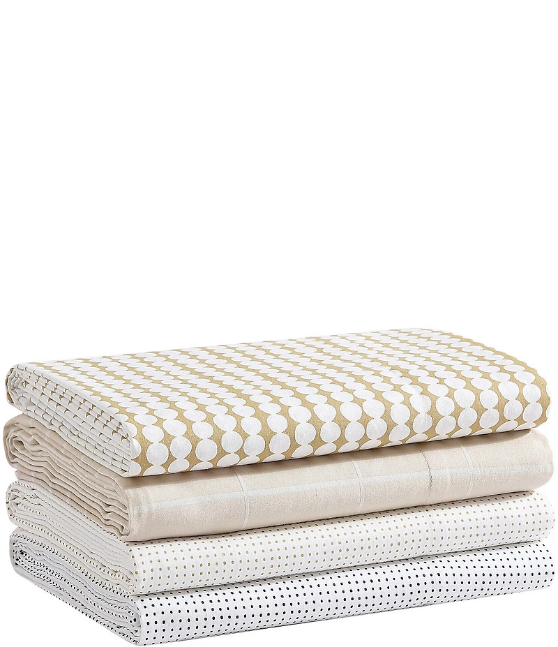Marimekko Pikku Rasymatto Circled Printed Organic Cotton Sheet Set