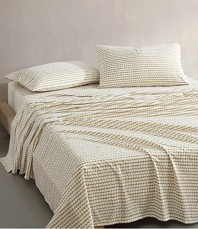 Marimekko Pikku Rasymatto Circled Printed Organic Cotton Sheet Set